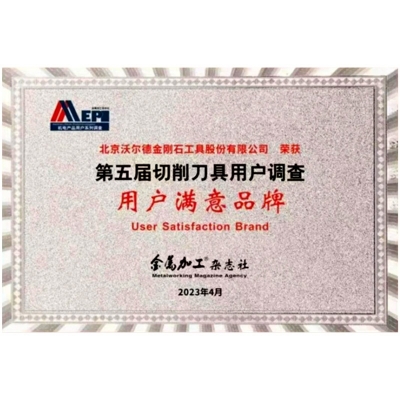 第五届切削刀具用户调查“用户中意品牌”